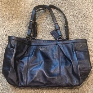 Navy Coach tote